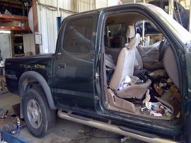 2003 TOYOTA TACOMA, GREEN, PRERUNNER, 3.4L, AT, 2WD, CREW CAB, Z25085